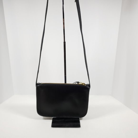 Madewell The Simple Leather Crossbody Bag - Black - Picture 2 of 7